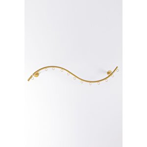 Hypnos Gold Metal Duvara Monte Askılık Elbise Askılığı Konfeksiyon Askılığı Duvar Askısı Kıyafet Ask