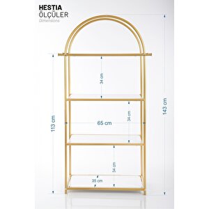Hestia Askılık Gardırop Vestiyer Antre Hol Yatak Odası Mobilya Çokamaçlı Elbise Dolabı Dekoratif Raf