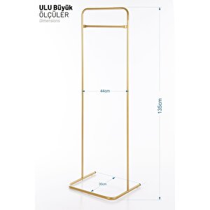 İkiz Metal Konfeksiyon Askılığı Renk Askılık Gold Elbise Askılığı Ayaklı Askılık Kıyafet Askılığı
