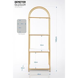 Demeter Askılık Gardırop Vestiyer Antre Hol Yatak Odasımobilya Çokamaçlı Elbise Dolabı Dekoratif Raf