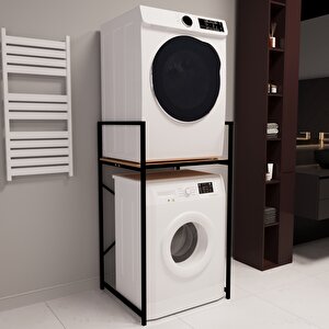 Banyo Rafı Çamaşır Ve Kurutma Makinesi Dolabı Çam 1623