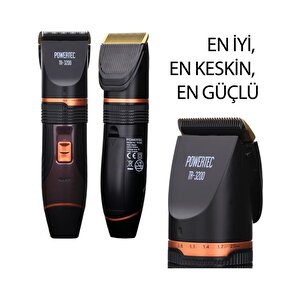 Powertec Tr 3200 Çift Bataryalı Saç Kesme Makinesi