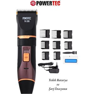Powertec Tr 3200 Çift Bataryalı Saç Kesme Makinesi