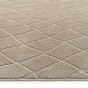 Cool Halı Newyork 3110 Vizon Yumuşak Tuşeli Halı Kilim Salon Koridor Kesme Yolluk Dokuma Makine Halı