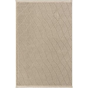 Cool Halı Newyork 3110 Vizon Yumuşak Tuşeli Halı Kilim Salon Koridor Kesme Yolluk Dokuma Makine Halı