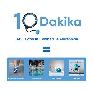 Şımart Akıllı Egzersiz Çemberi Ayarlanabilir Ağırlıklı Hula Hoop