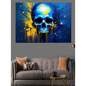 Renkli Kuru Kafa Dekoratif Kanvas - Mdf Ahşap Tablo