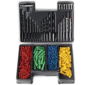 Real Özs Bits-matkap Ucu-dübel Çantalı Set 300 Parça