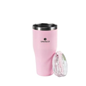 Santeco Coffee Tumbler Termos 590 Ml - Sakura Pink