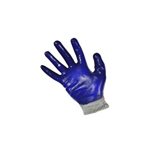 Faba Ep-1301 Lacivert Nitril Polyester Eldiven No 9