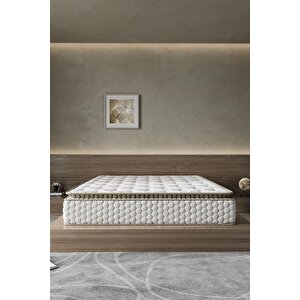Cortado Çift Kişilik Pedli Paket Yaylı Yatak 30 Cm 180x200 cm