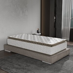 Cortado Tek Kişilik Pedli Paket Yaylı Yatak 30 Cm 90x200 cm