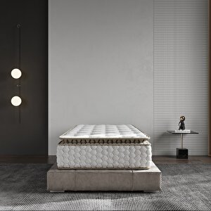 Cortado Tek Kişilik Pedli Paket Yaylı Yatak 30 Cm 90x200 cm
