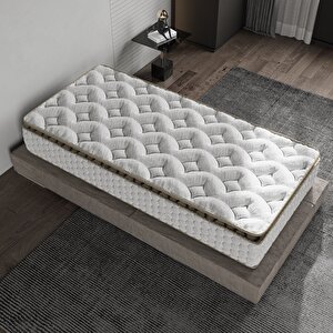 Cortado Tek Kişilik Pedli Paket Yaylı Yatak 30 Cm 90x200 cm