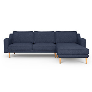 Klem Slim 266 X 171 Köşe Ahşap Ayak - Keten Havacı Mavi