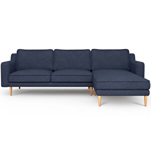 Klem Slim 266 X 171 Köşe Ahşap Ayak - Keten Havacı Mavi