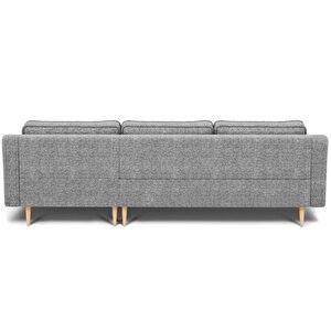 Klem Slim 266 X 171 Köşe Ahşap Ayak - Doğal Doku