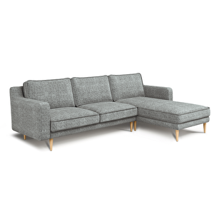 Klem Slim 266 X 171 Köşe Ahşap Ayak - Doğal Doku Galaksi Mavi