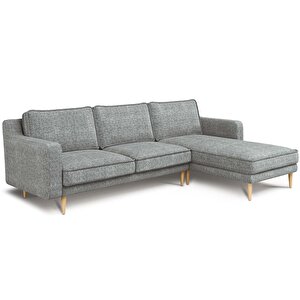Klem Slim 266 X 171 Köşe Ahşap Ayak - Doğal Doku Galaksi Mavi