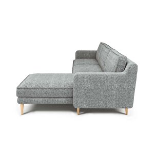 Klem Slim 266 X 171 Köşe Ahşap Ayak - Doğal Doku Galaksi Mavi