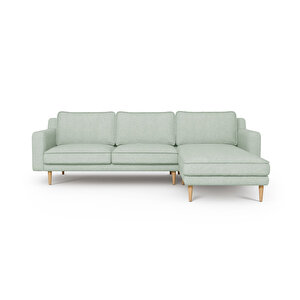Klem Slim 266 X 171 Köşe Ahşap Ayak - Keten Nil Yeşili