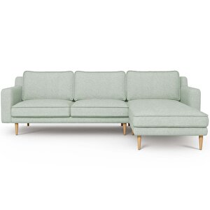 Klem Slim 266 X 171 Köşe Ahşap Ayak - Keten Nil Yeşili