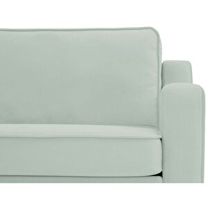 Klem Slim 283 X 283 Köşe Ahşap Ayak - Kadife Çağla Yeşili