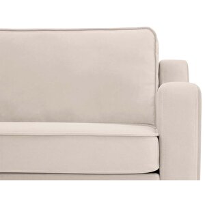 Klem Slim 257 X 203 Köşe Ahşap Ayak - Kadife Vanilya