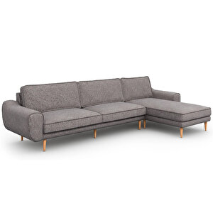 Klem 326 X 171 Köşe Ahşap Ayak - Keten Beton Gri