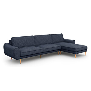 Klem 326 X 171 Köşe Ahşap Ayak - Keten Havacı Mavi