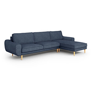 Klem 306 X 171 Köşe Ahşap Ayak - Keten Havacı Mavi