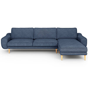 Klem 306 X 171 Köşe Ahşap Ayak - Keten Havacı Mavi