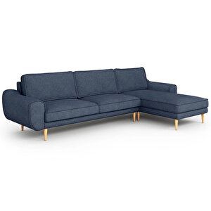 Klem 306 X 171 Köşe Ahşap Ayak - Keten Havacı Mavi