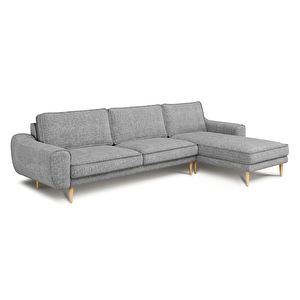 Klem 306 X 171 Köşe Ahşap Ayak - Doğal Doku Füme