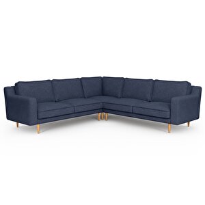 Klem Slim 257 X 257 Köşe Ahşap Ayak - Keten Havacı Mavi