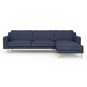 Klem Slim 292 X 171 Köşe Ahşap Ayak - Keten Havacı Mavi