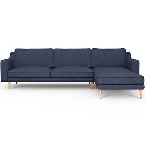 Klem Slim 292 X 171 Köşe Ahşap Ayak - Keten Havacı Mavi