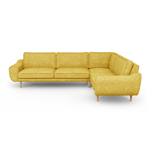 Klem 210 X 290 Köşe Ahşap Ayak - Fitilli Kadife