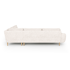 Klem 210 X 290 Köşe Ahşap Ayak - Fitilli Kadife Kemik