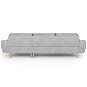 Klem 280 X 171 Köşe Ahşap Ayak - Fitilli Kadife