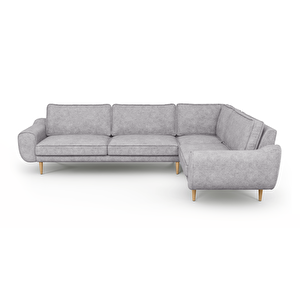 Klem 210 X 290 Köşe Ahşap Ayak - Fitilli Kadife
