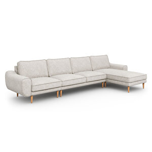 Klem 357 X 171 Köşe Ahşap Ayak - Keten Çakıl