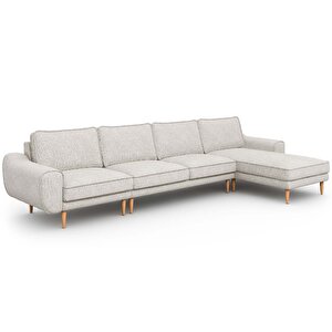 Klem 357 X 171 Köşe Ahşap Ayak - Keten Çakıl