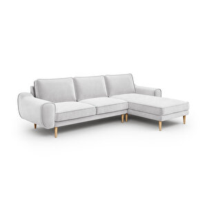 Klem 280 X 171 Köşe Ahşap Ayak - Kadife Gri