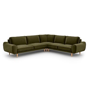 Klem 290 X 264 Köşe Ahşap Ayak - Kadife Haki