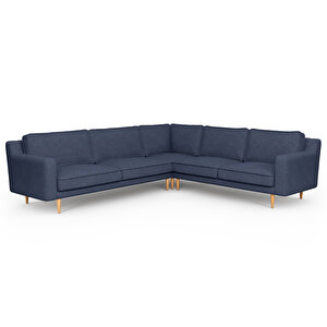 Klem Slim 283 X 257 Köşe Ahşap Ayak - Keten Havacı Mavi