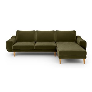 Klem 280 X 171 Köşe Ahşap Ayak - Kadife Haki