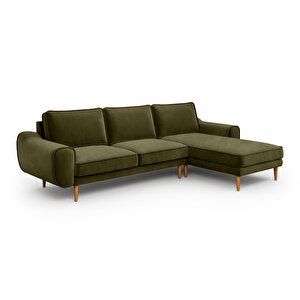 Klem 280 X 171 Köşe Ahşap Ayak - Kadife Haki