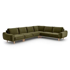 Klem 341 X 264 Köşe Ahşap Ayak - Kadife Haki