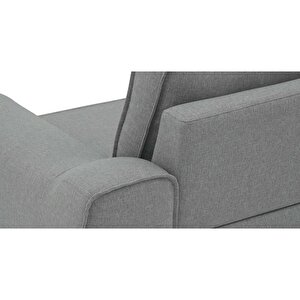 Klem 357 X 171 Köşe Ahşap Ayak - Keten Beton Gri